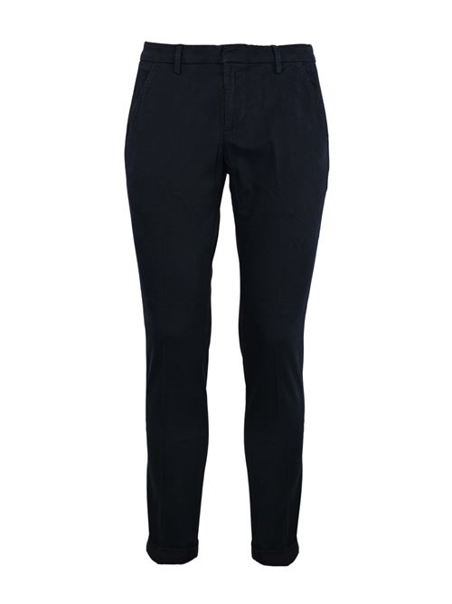 Pantalone Gaubert in cotone stretch blu DONDUP | UP235 GSE043U PTD890